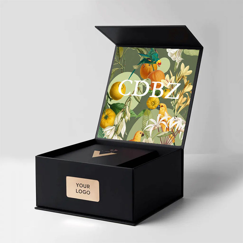 Recyclable Custom Logo Clothing Shoe Folding Packaging Paper Box Cardboard Rigid Folded Magnetic Gift Box Socks Packaging