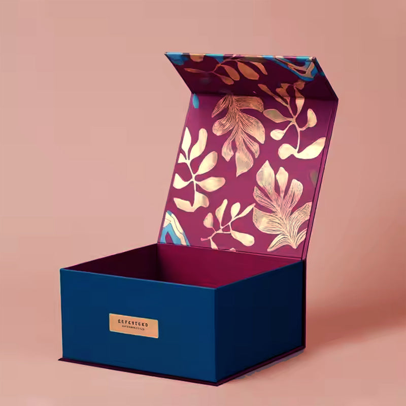 Recyclable Custom Logo Clothing Shoe Folding Packaging Paper Box Cardboard Rigid Folded Magnetic Gift Box Socks Packaging