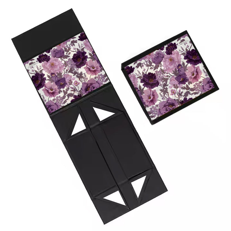 Recyclable Custom Logo Clothing Shoe Folding Packaging Paper Box Cardboard Rigid Folded Magnetic Gift Box Socks Packaging