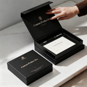 High - End Luxury Custom Magnetic Gift Box Ideal for Sophisticated Gift Box Packaging and Exclusive PR Events